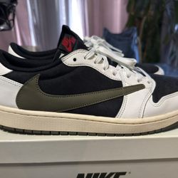 Jordan 1 Low Travis Scott Olives (Size 11.5 Men)