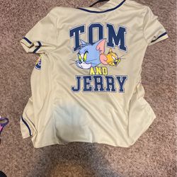 Tom And Jerry Baseball Jersey 