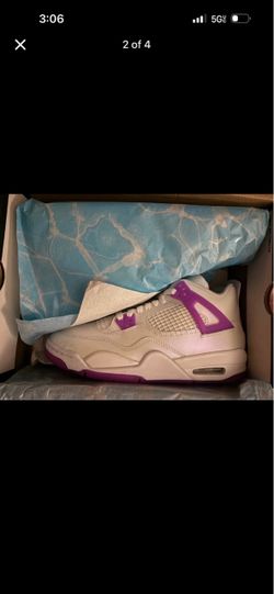 Jordan 4s white hyper violet