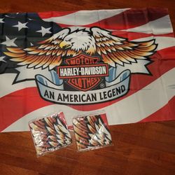 Harley Davidson Flag Large Banner 3x5 ft 