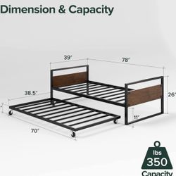 Twin Bed Frame And Mattress