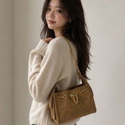 Small Shoulder Bag In Beige
