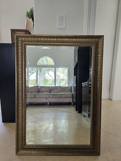 Gold Framed Mirror