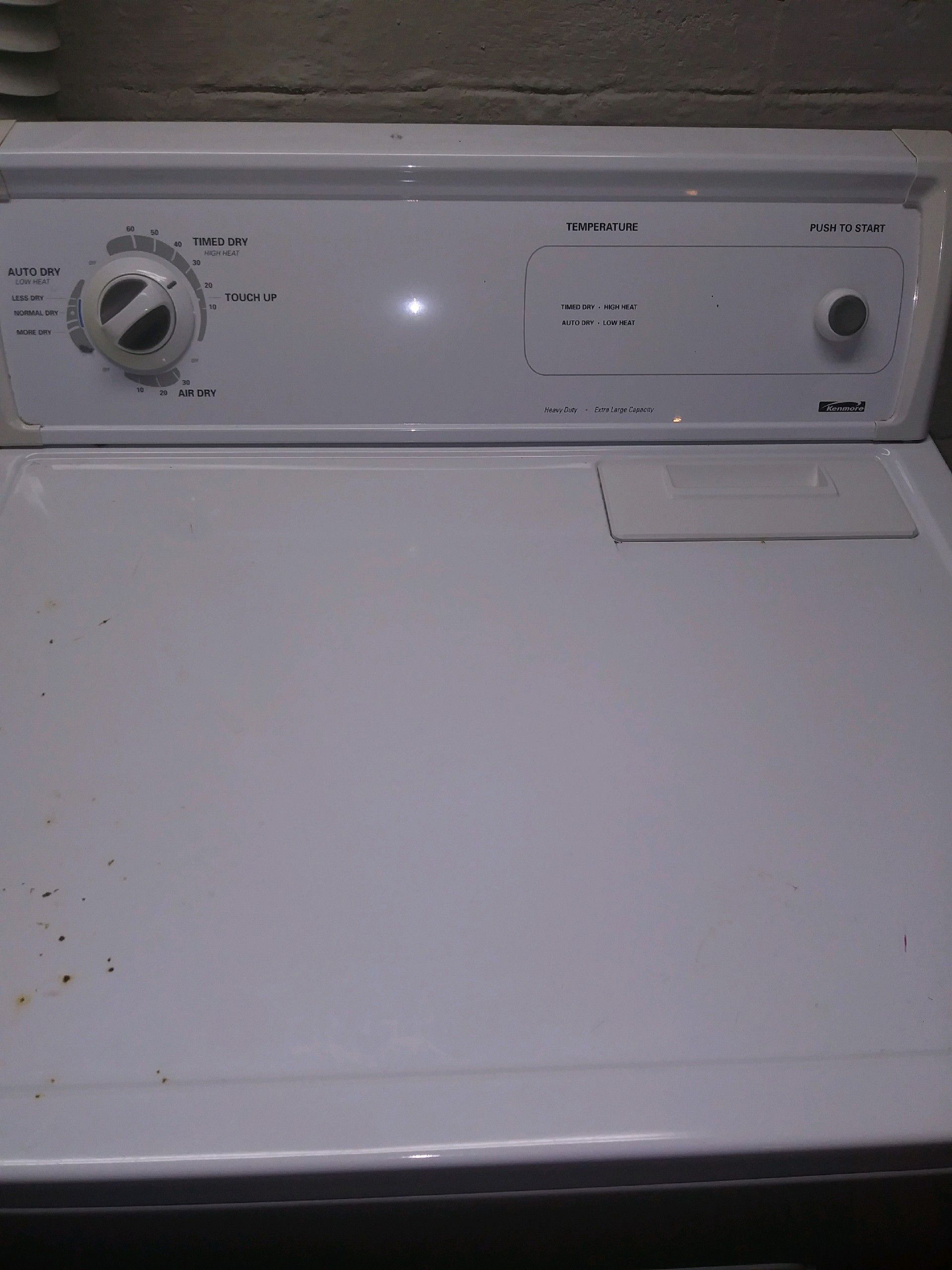Matching set washer and dryer
