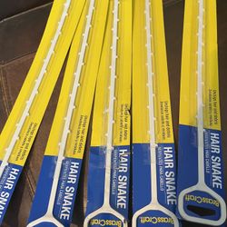 Hair Snake Unclogs Hair And Debris Lot Of 5 