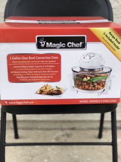 Magic Chef - 3 Gallon Glass Bowl Convection Oven - NEW - NEVER OPENED