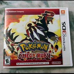 Pokémon Omega Ruby (Nintendo 3DS, 2014) CIB Complete
