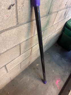 Black and Purple weighted 20 pound bar