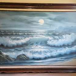 Oceanscape In Oils