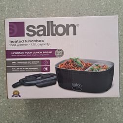 Salton Heated Lunchbox - 1.5L Portable Food Warmer (New in Box)