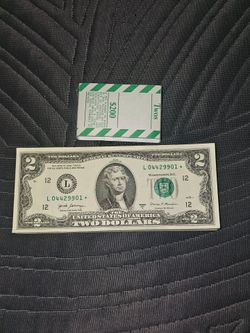 $2 Star Note – 90 Bills