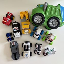 Lot Vehicles Cars Trucks Toys 