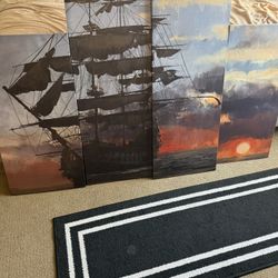 Pirate Ship Canvas Set