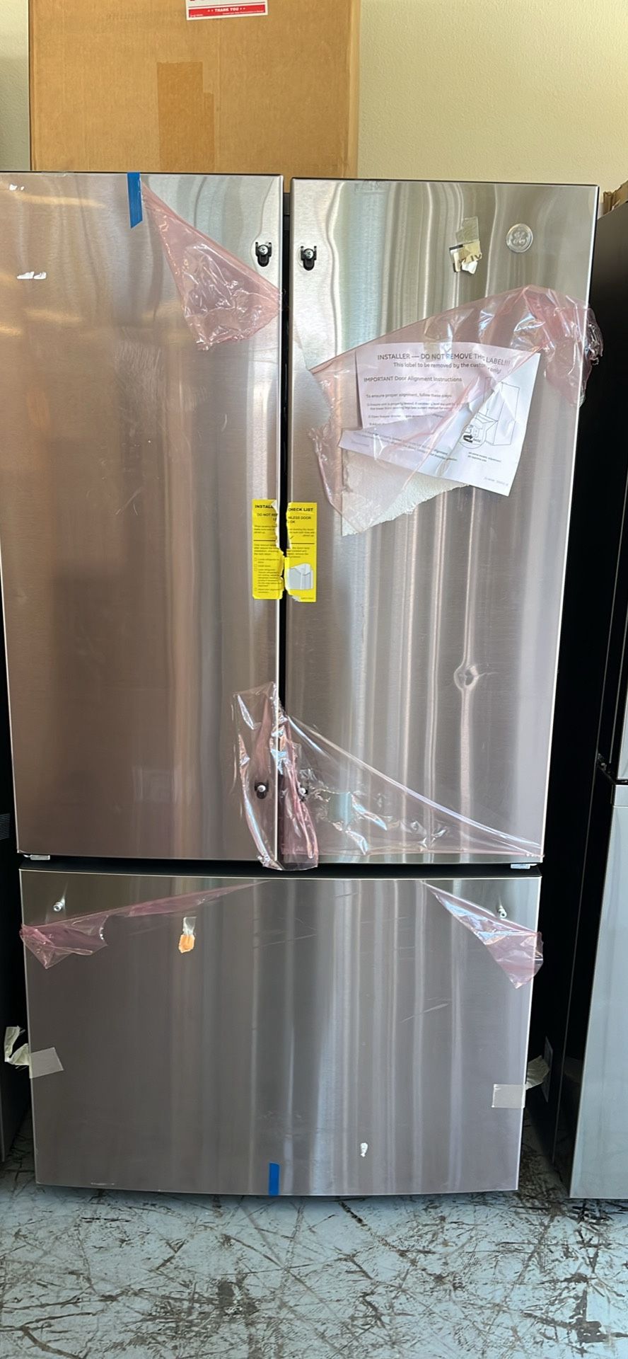 💥Great Saving💥 27 cu. ft. French Door Refrigerator in Fingerprint Resistant Stainless