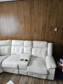 White Sectional