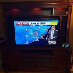 Solid Wood Entertainment Center