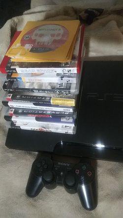 Ps3 & 10  games.  $135
