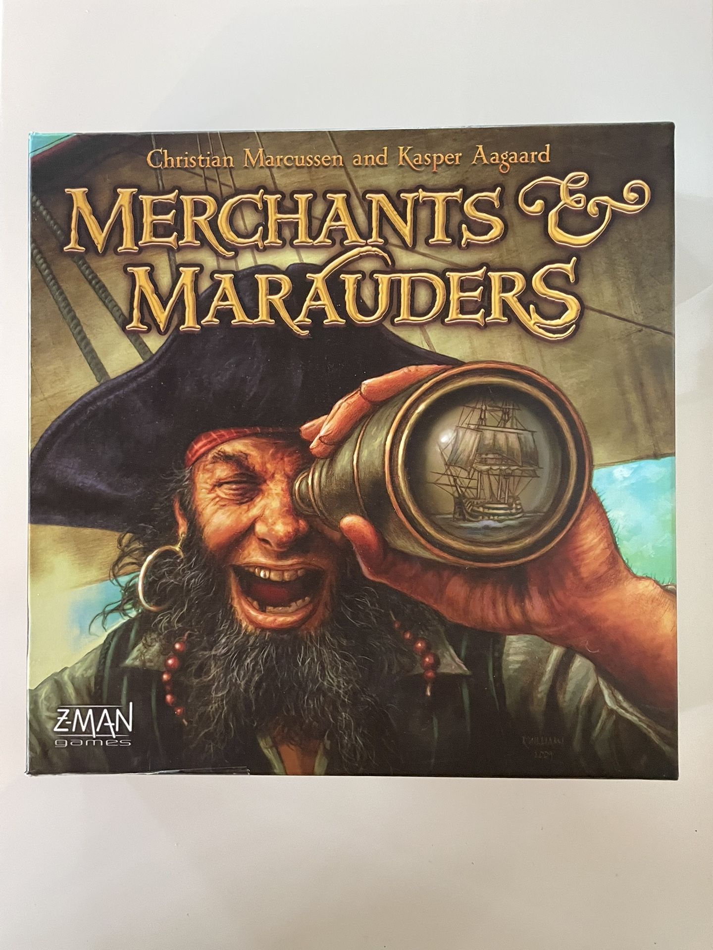 Merchants & Marauders Pirate Z-man 2010 Board Game, Fully Complete, Average Use