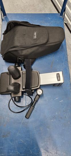 Saunders Cervical Home Traction Device w/ Pump & Carrying Case