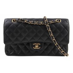 Chanel 2.55 Caviar Medium Classic Double Flap Bag 