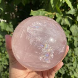 Rose Quartz Crystal Sphere