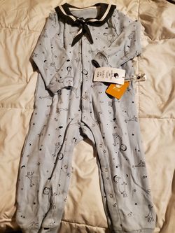 New baby boy pajama onesie 18M