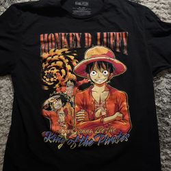 One Piece Monkey D. Luffy King Of The Pirates Anime Graphic Tee 