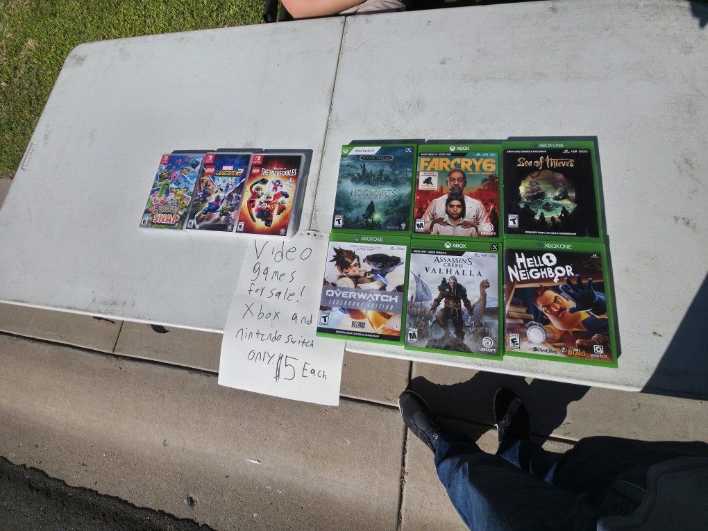Xbox And Nintendo Switch Games