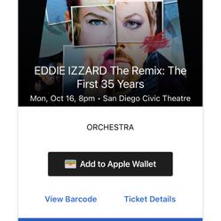Free Ticket To Eddie Izzard