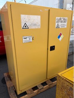 Eagle Fire Cabinet  58” x32”x64.5 tall.  110 gallon capacity