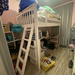 Raymore Flanagan White Loft Bed Pick Up Only 