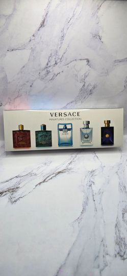 Versace Men’s Miniature Fragrance Collection – 5-Piece Gift Set