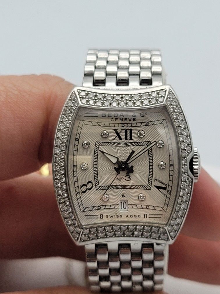 Bedat & Co No. 3 Ref. 314 Diamond Stainless Steel Watch – Swiss Made