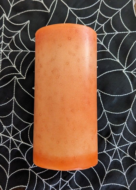Orange Pillar Candle