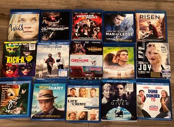 15 BLU-RAY dvd movies like new