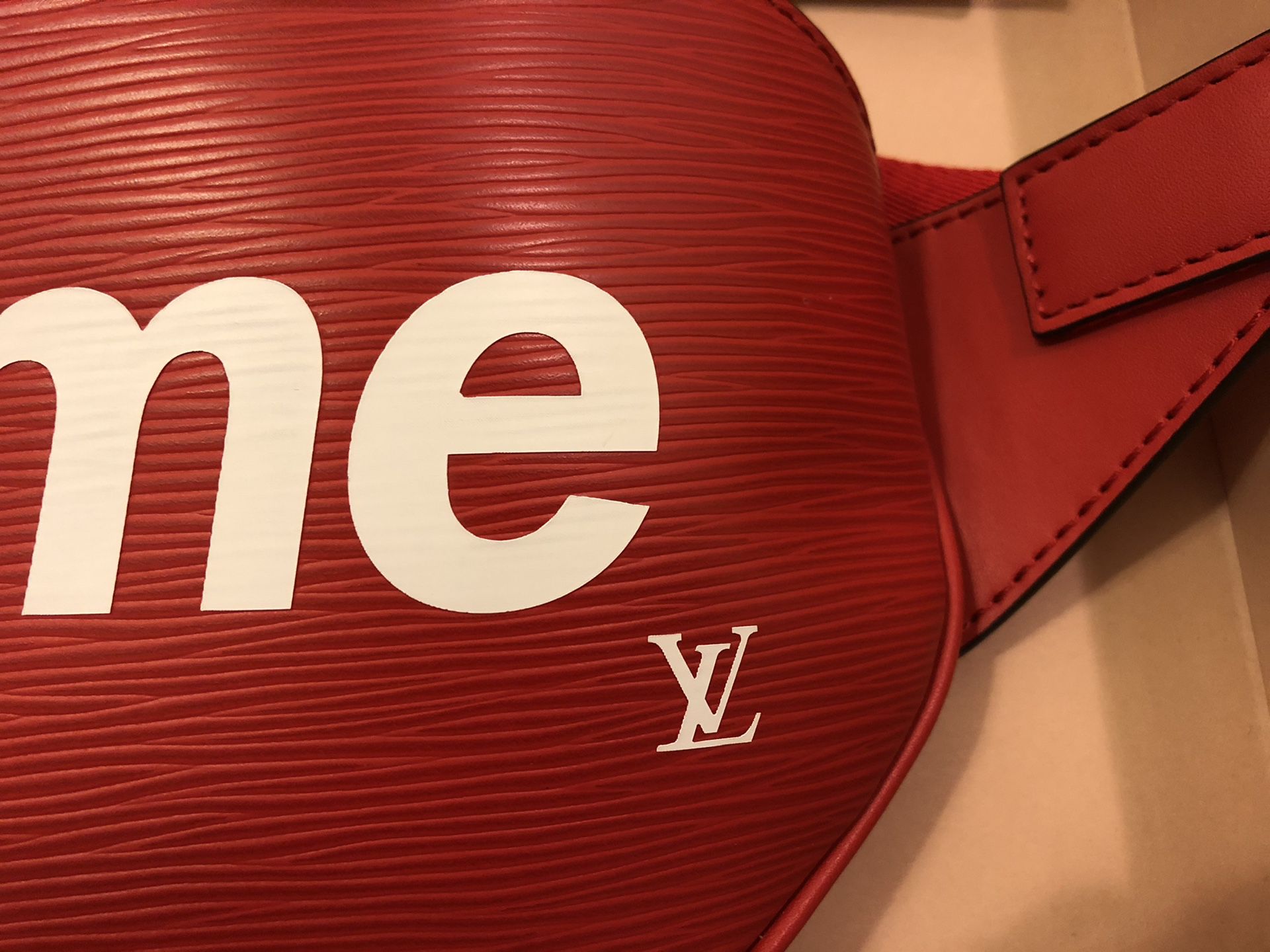 Louis Vuitton X Supreme Bumbag PM Available For Immediate Sale At Sotheby's