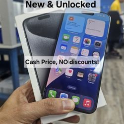 NEW iPhone 15 Pro Max 256GB Unlocked 