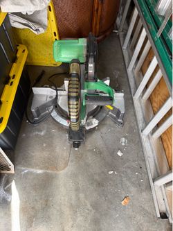 Saw hitachi used plus compresor