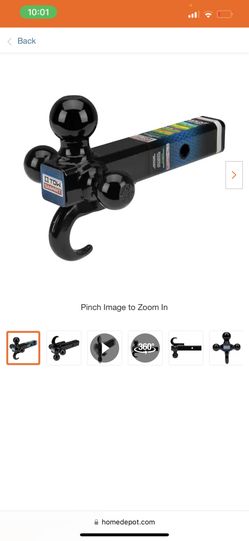 Trailer Hitch Combo W / Hook