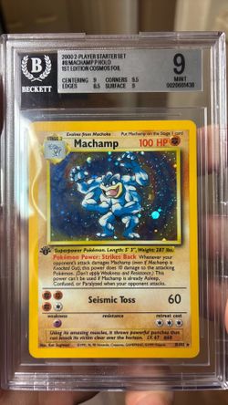 Machamp Cosmos Foil BGS 9 pokemon
