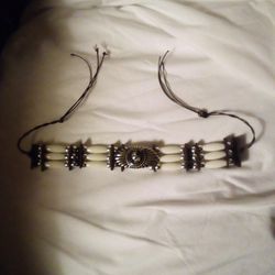 New Handcrafted Tube Concho Choker Necklace 