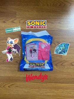 Wendy’s | Sonic The Hedgehog Kids’ Meal Exclusive Collectible Trading Cards & Case (Rouge The Bat)