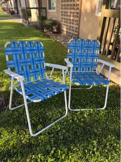 Retro style folding outdoor chairs