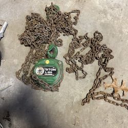 1/2 ton manual lift chain hoist