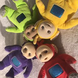 Set of 4 Eden Teletubbies - All For One Price
