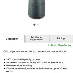 Brand New Bose Bluetooth Speaker 