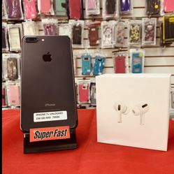 🔥🔥iPhone 7 Plus 32gb Factory Unlocked With Warrant 