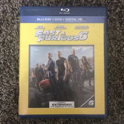 Fast & Furious 6 Blue-Ray DVD + Digital HD DVD