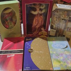 Vintage Collector Barbie Dolls New In Box Limited Edition 