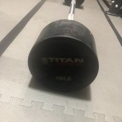Titan Fixed Bar 110lbs